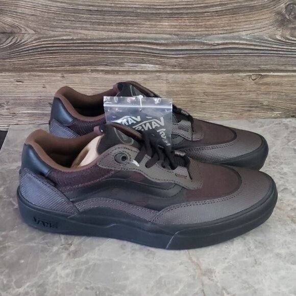 New Vans Mens Wayvee Justin Henry Brown Shoes Size 7 Skater Grunge Neutral - Picture 4 of 9